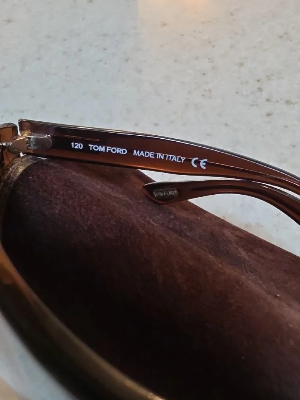 Tom Ford Brown Tortoiseshell Eyeglass Frames